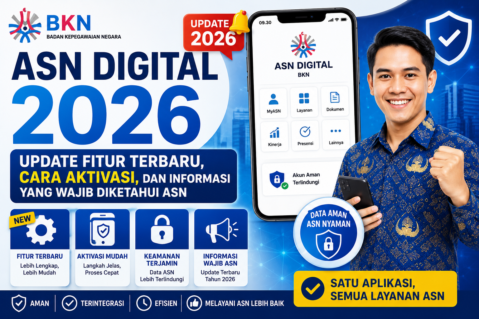 ASN Digital 2026: Update Fitur Terbaru, Cara Aktivasi, dan Informasi yang Wajib Diketahui ASN