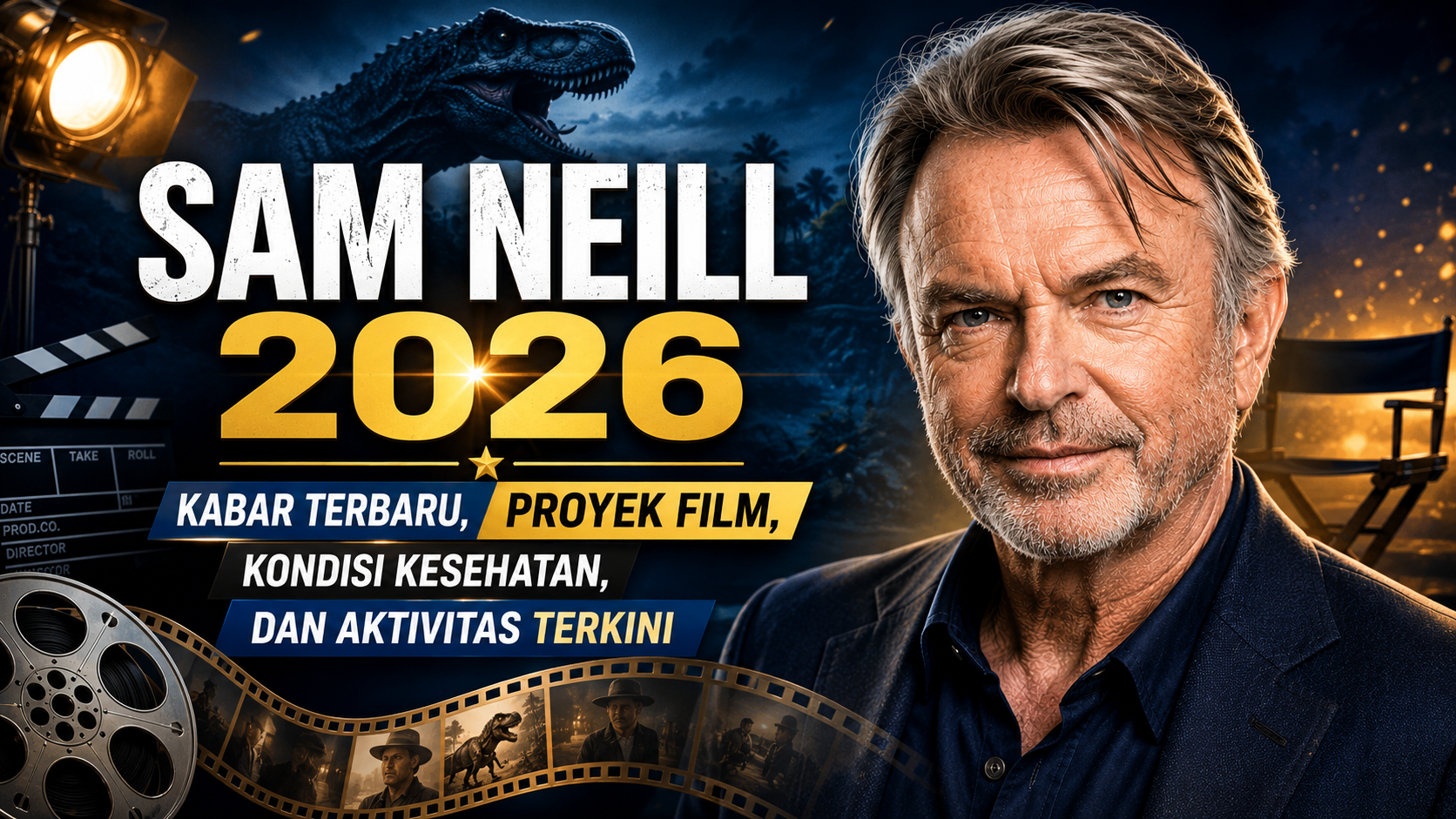 Sam Neill 2026: Kabar Terbaru, Proyek Film, Kondisi Kesehatan, dan Aktivitas Terkini