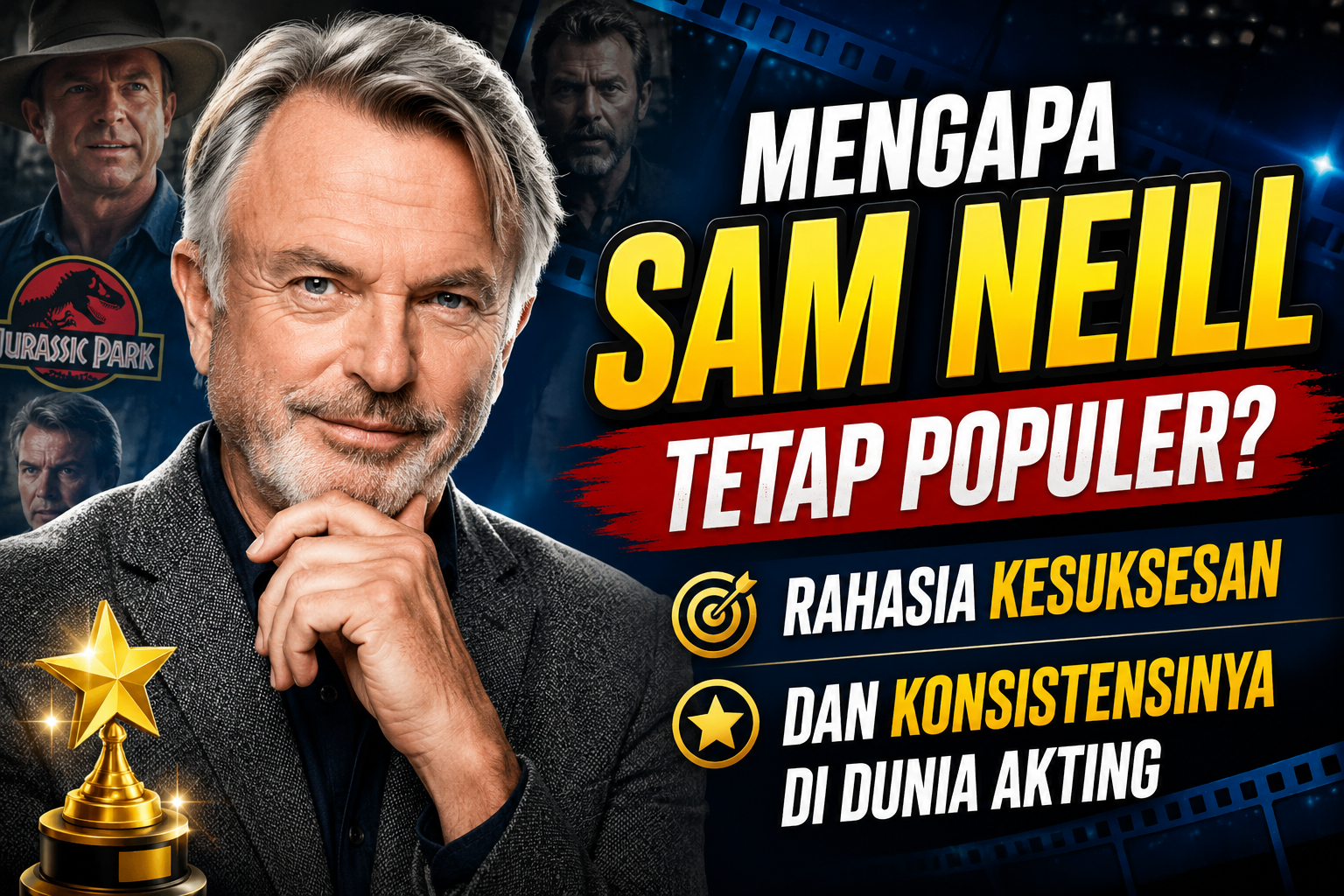 Mengapa Sam Neill Tetap Populer? Rahasia Kesuksesan dan Konsistensinya di Dunia Akting