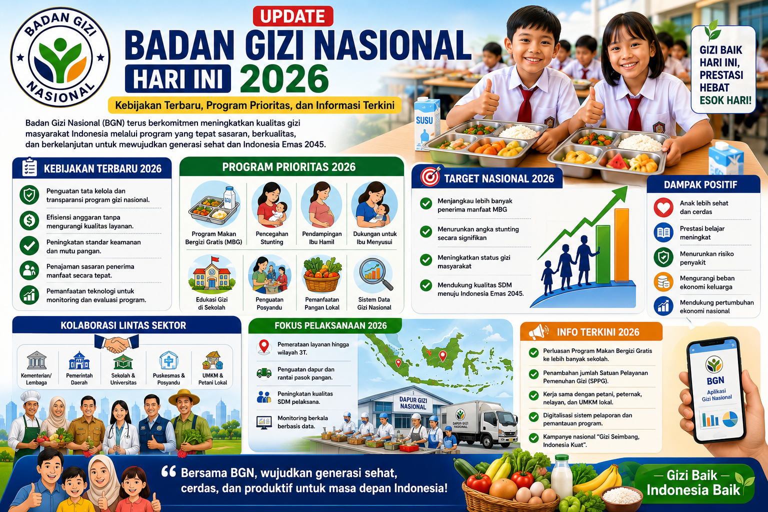 Update Badan Gizi Nasional Hari Ini: Kebijakan Terbaru, Program Prioritas, dan Informasi Terkini 2026