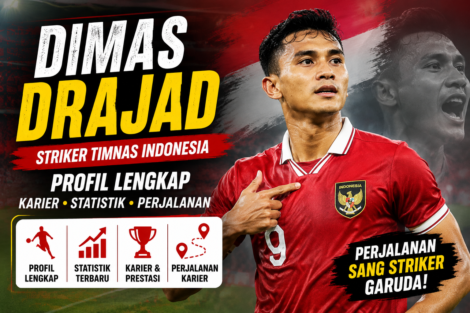 Dimas Drajad: Profil Lengkap, Karier, Statistik, dan Perjalanan Striker Timnas Indonesia