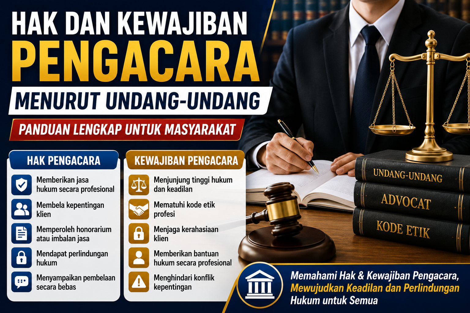 Hak dan Kewajiban Pengacara Menurut Undang-Undang: Panduan Lengkap untuk Masyarakat