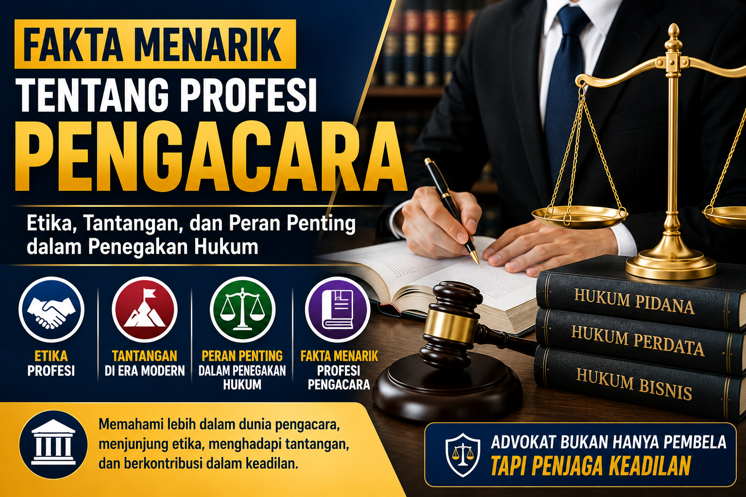 Fakta Menarik tentang Profesi Pengacara: Etika, Tantangan, dan Peran Penting dalam Penegakan Hukum