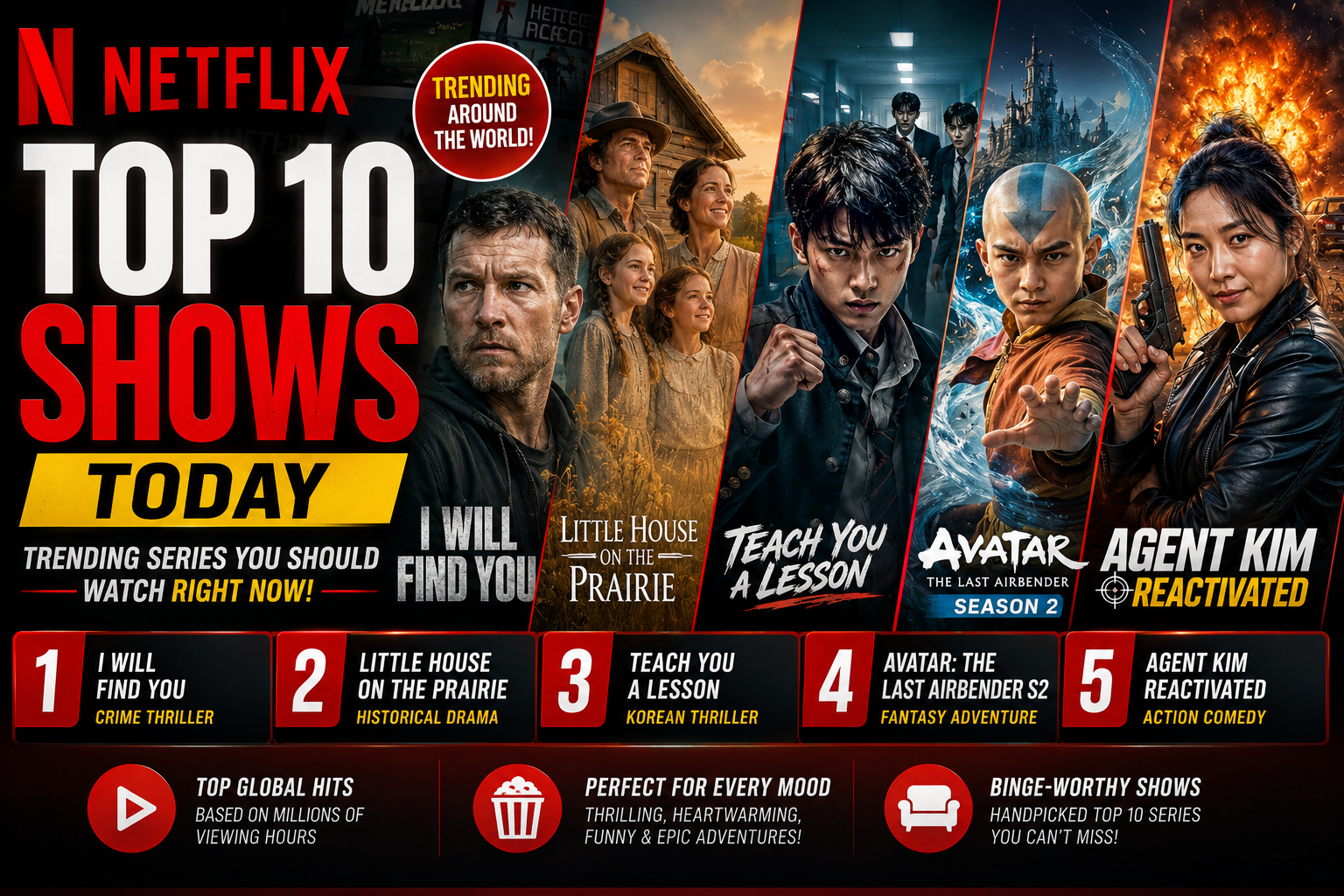 Netflix Top 10 Shows Today: Trending Series You Should Watch Right Now
