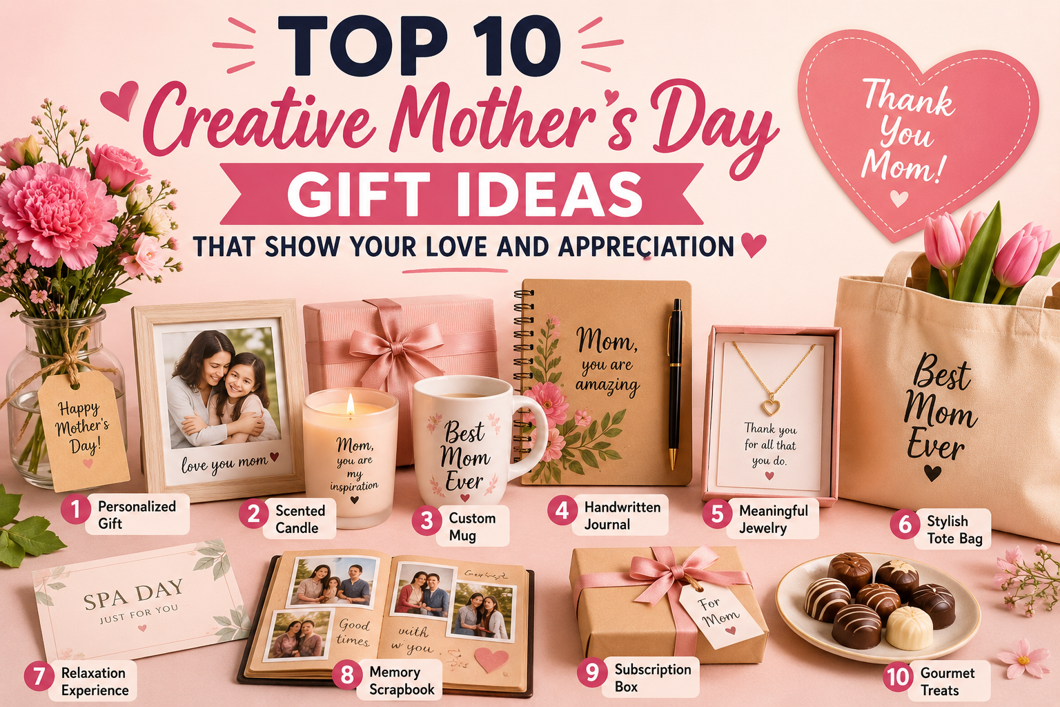 Top 10 Creative Mother’s Day Gift Ideas That Show Your Love and Appreciation