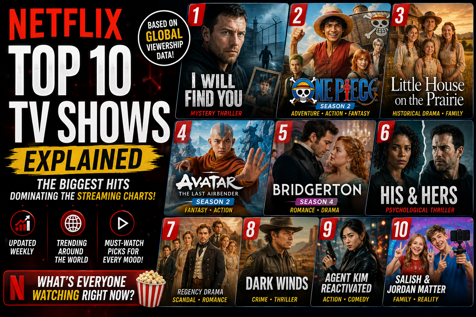 Netflix Top 10 TV Shows Explained: The Biggest Hits Dominating the Streaming Charts