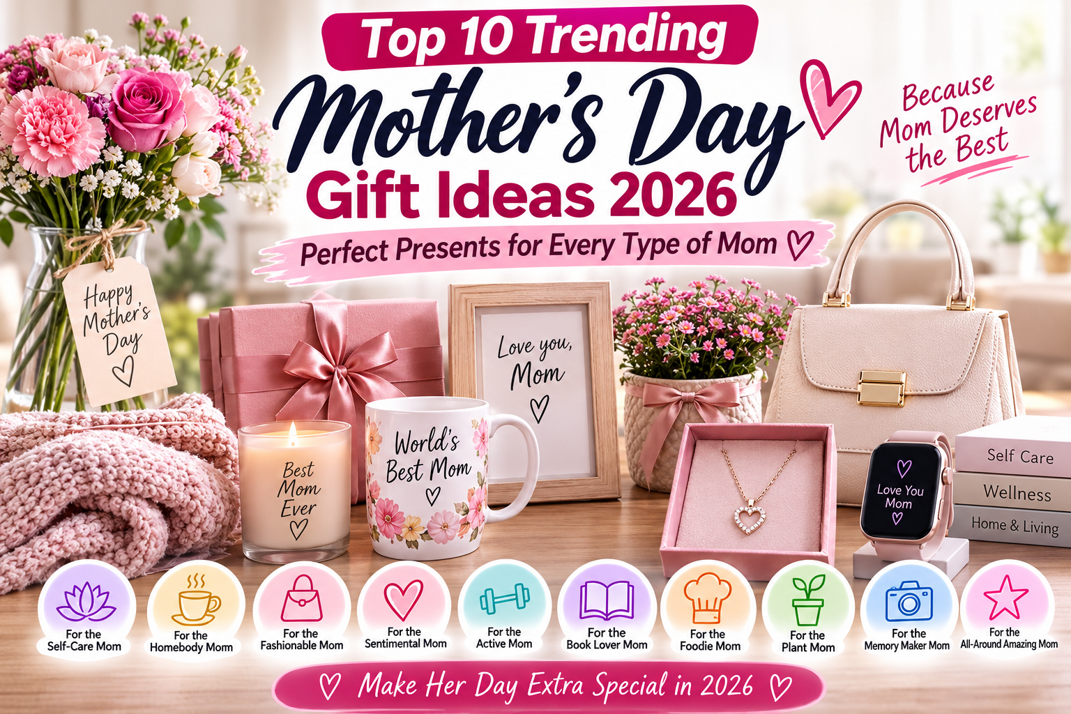 Top 10 Trending Mother’s Day Gift Ideas 2026: Perfect Presents for Every Type of Mom