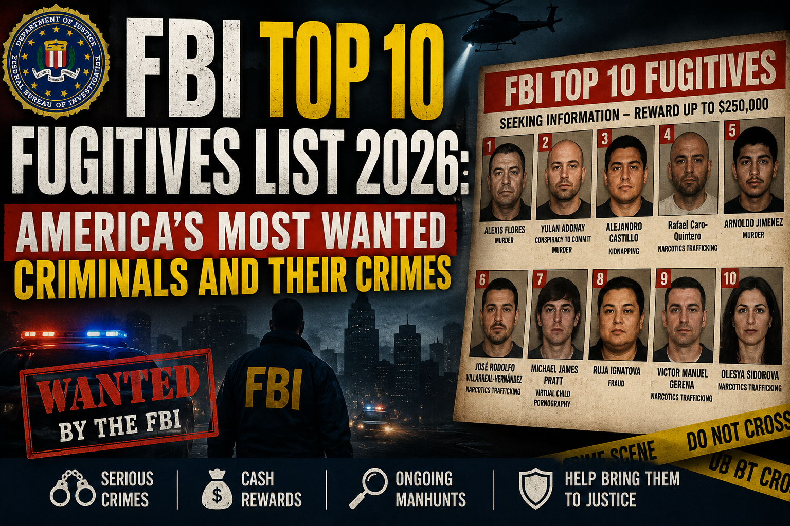 The FBI’s Ten Most Wanted Fugitives: Inside the Elite Global Manhunt