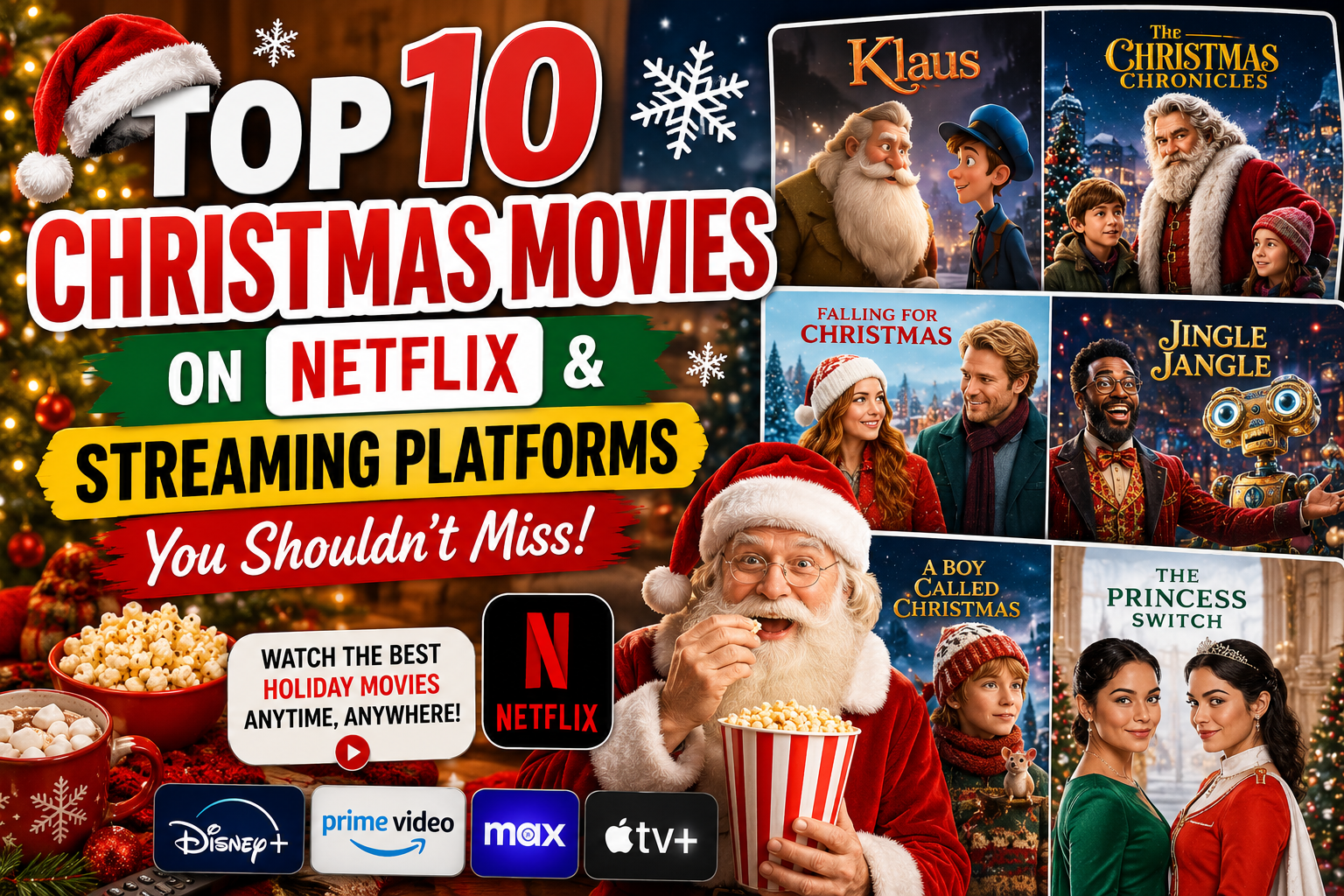 Top 10 Christmas Movies on Netflix and Streaming Platforms You Shouldn't Miss