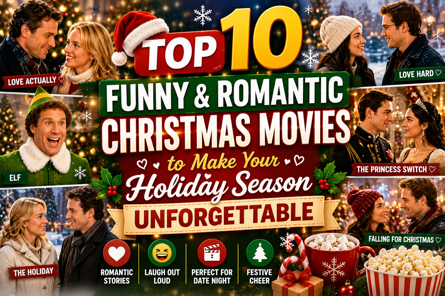 Top 10 Funny and Romantic Christmas Movies to Make Your Holiday Season Unforgettable