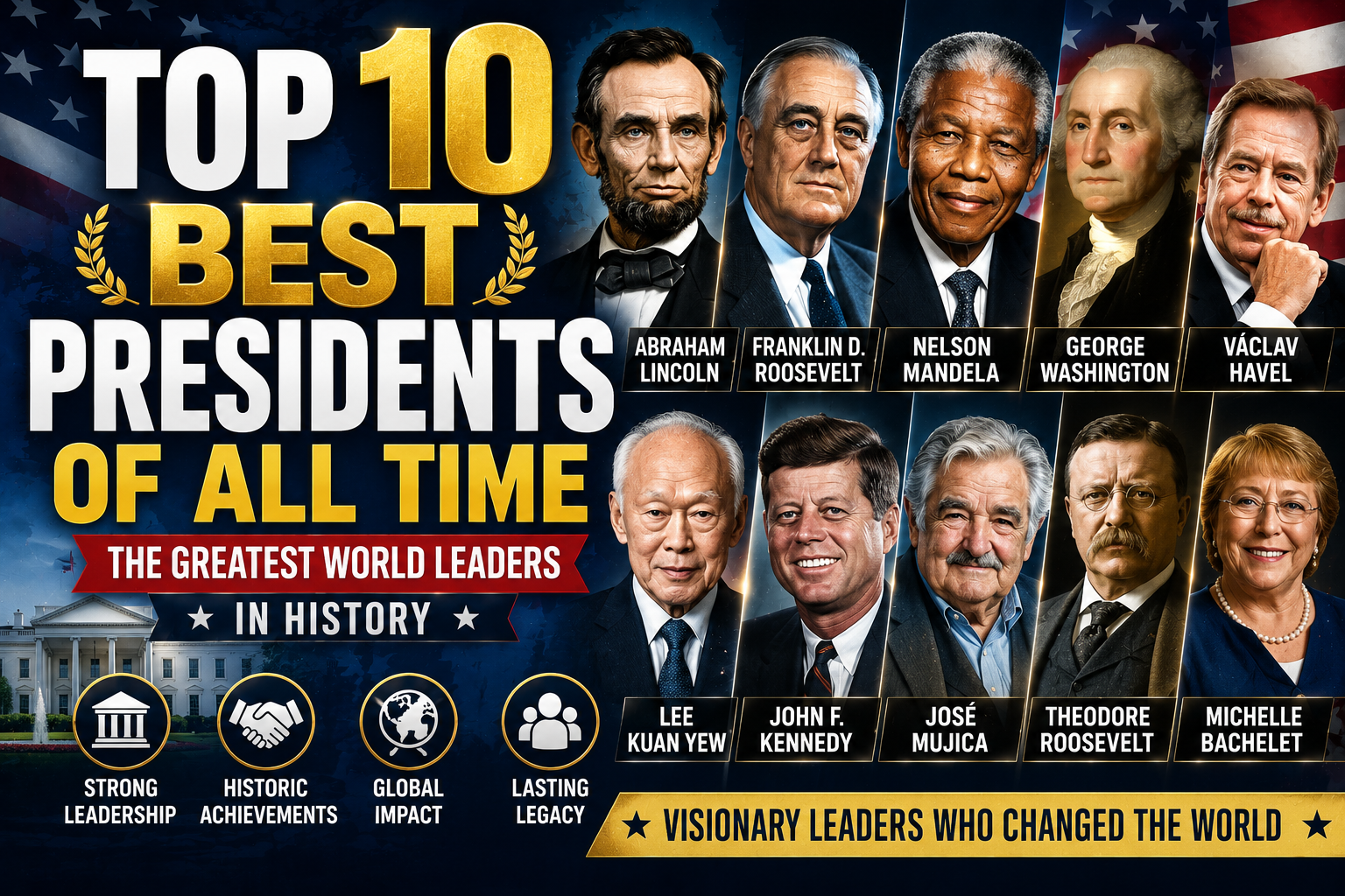 Top 10 Best Presidents of All Time: The Greatest World Leaders in History