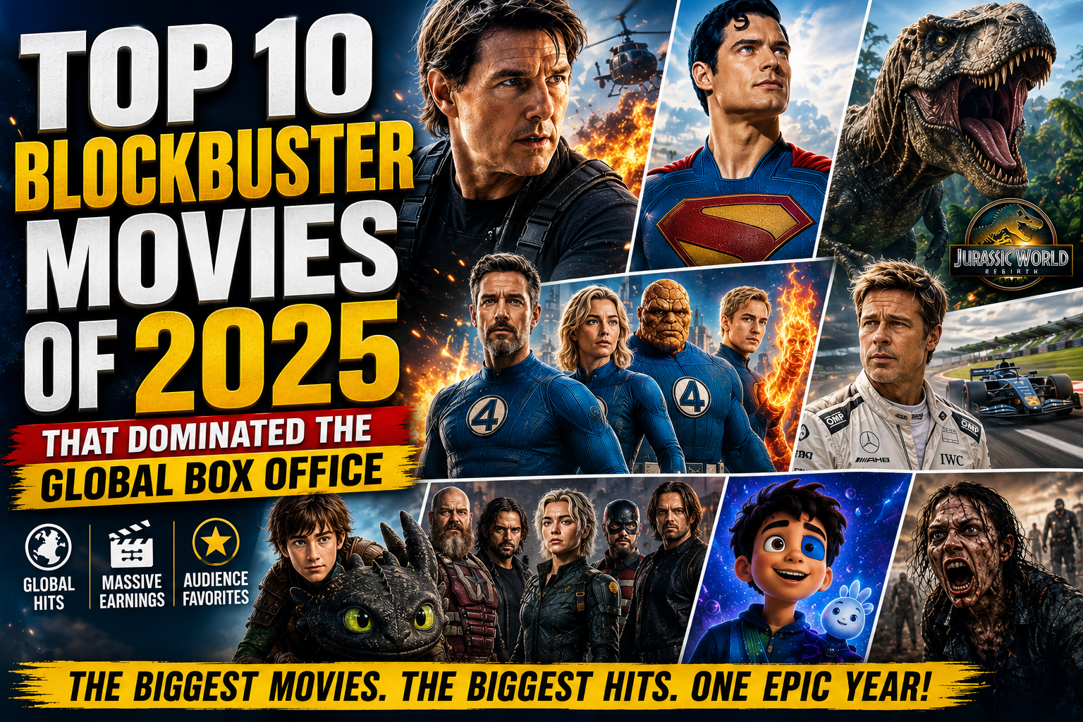 Top 10 Blockbuster Movies of 2025 That Dominated the Global Box Office