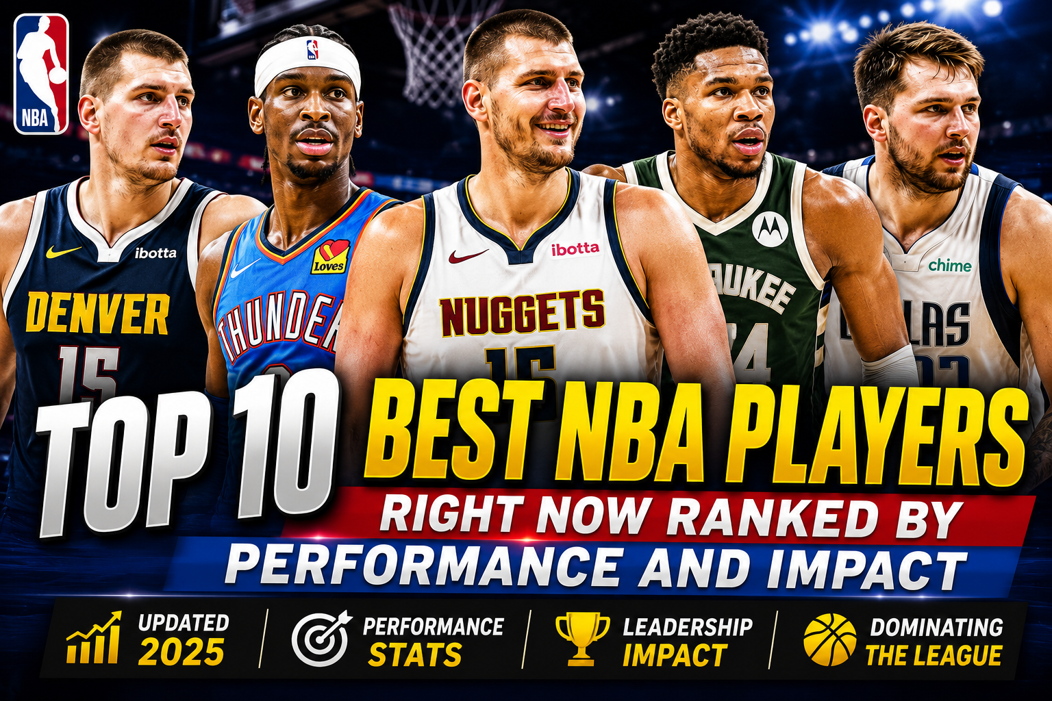 Top 10 Best NBA Players Right Now Ranked by Performance and Impact