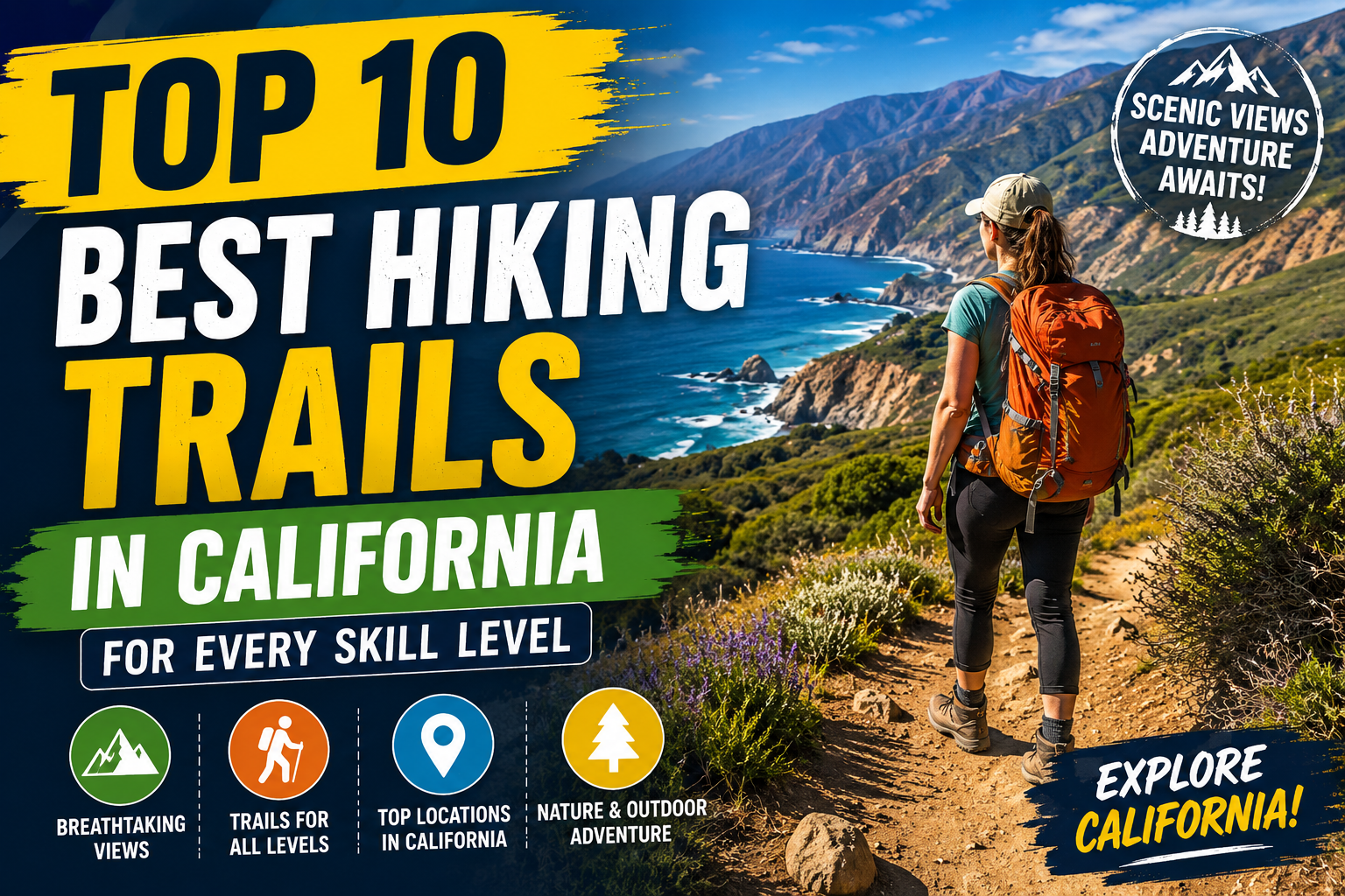 Top 10 Best Hiking Trails in California for Every Skill Level