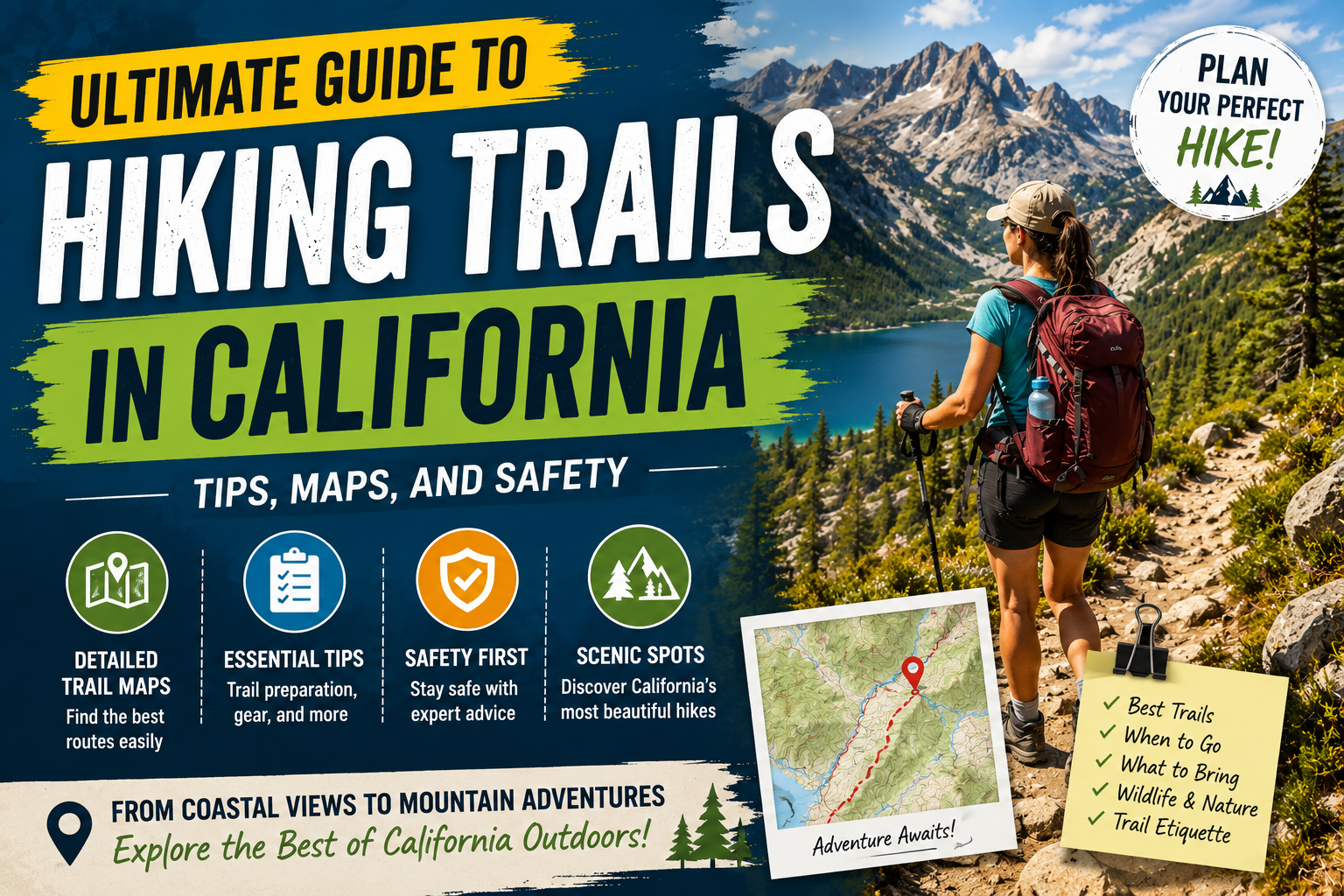 Ultimate Guide to Hiking Trails in California: Tips, Maps, and Safety