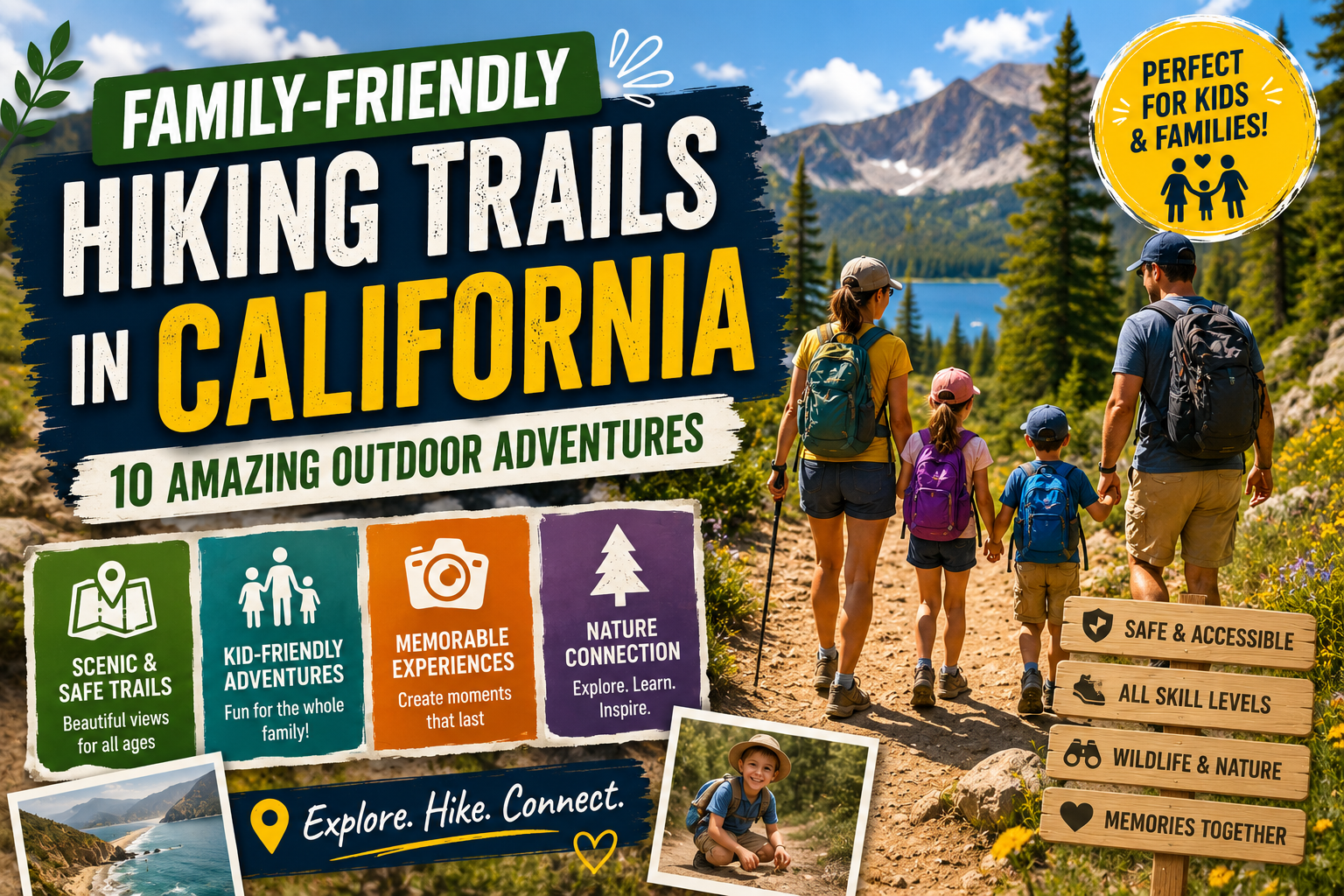 Family-Friendly Hiking Trails in California: 10 Amazing Outdoor Adventures