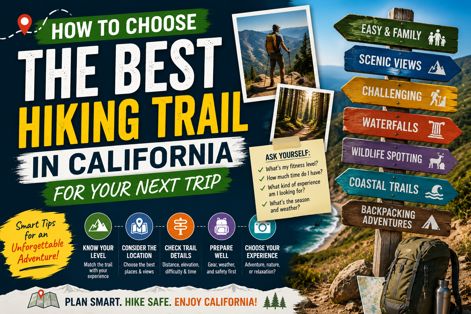 How to Choose the Best Hiking Trail in California for Your Next Trip
