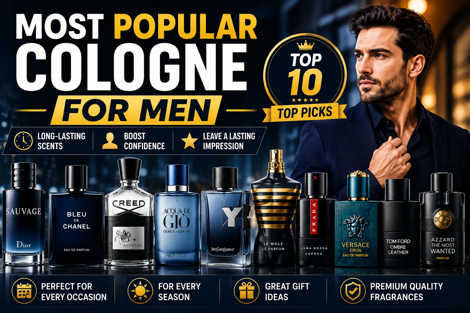 Most Popular Cologne for Men: Top Picks for Style, Confidence, and Lasting Impression