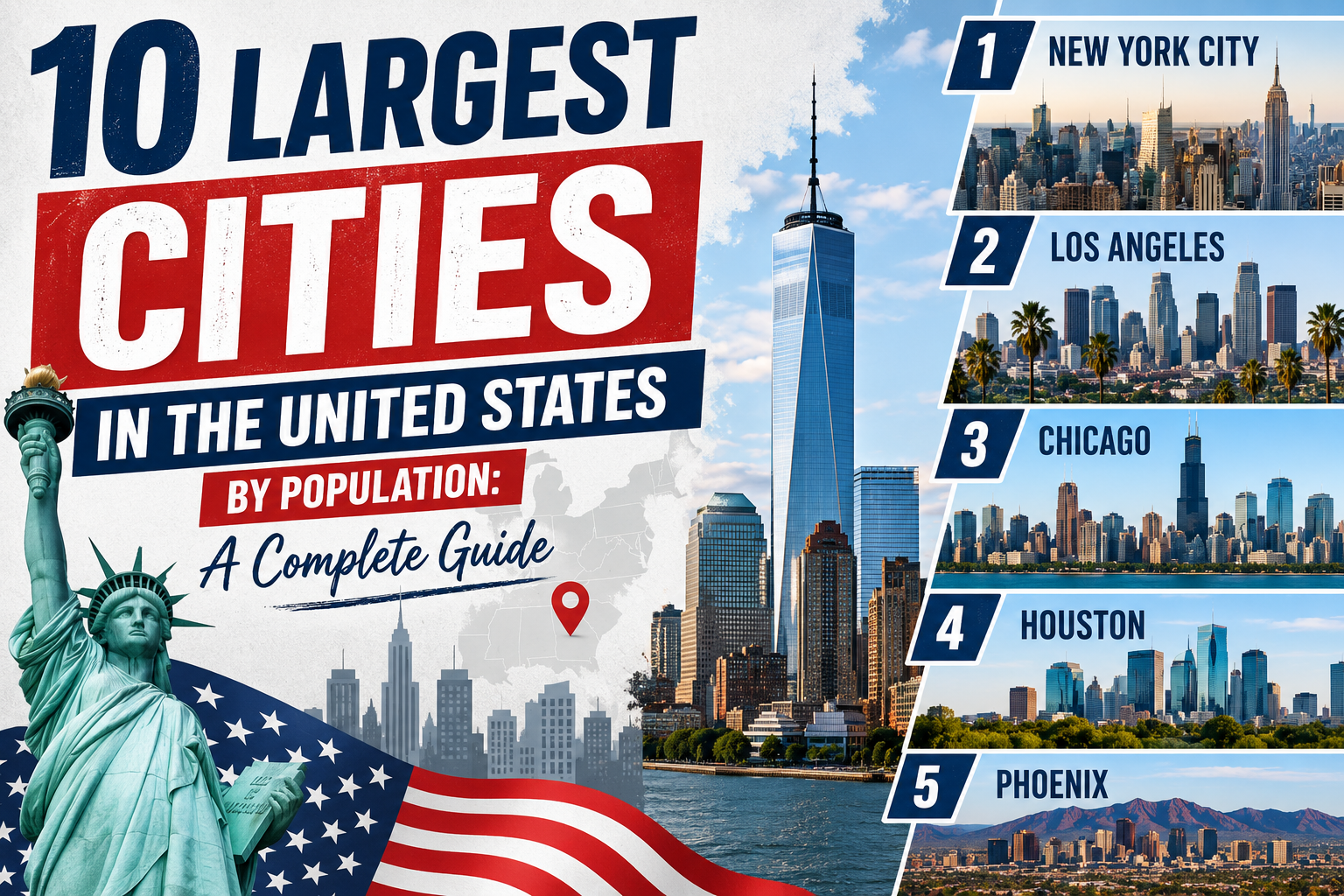 10 Largest Cities in the United States by Population: A Complete Guide