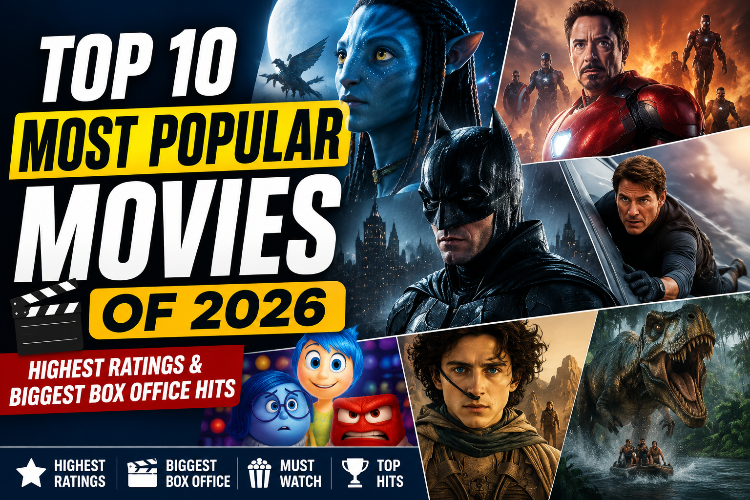 Top 10 Most Popular Movies of 2026 You Must Watch: Highest Ratings and Biggest Box Office Hits