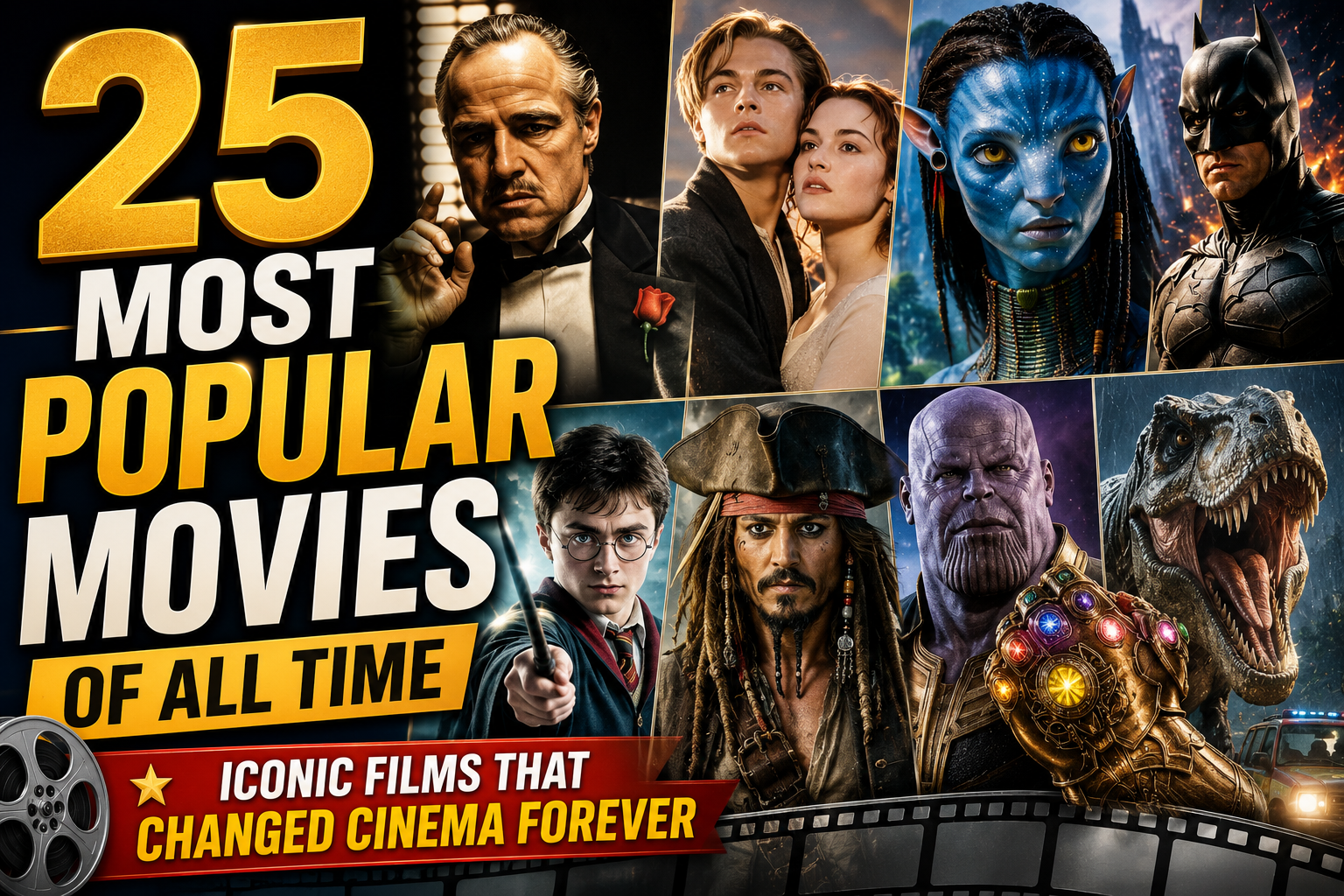 25 Most Popular Movies of All Time: Iconic Films That Changed Cinema Forever