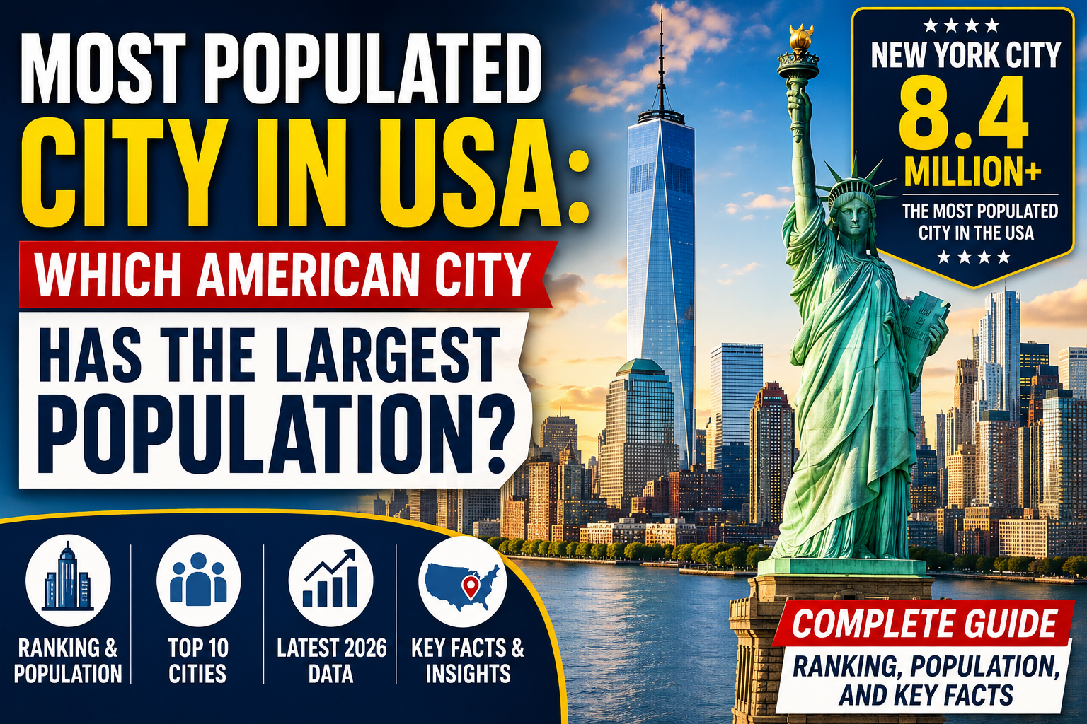 Most Populated City in USA: Which American City Has the Largest Population?