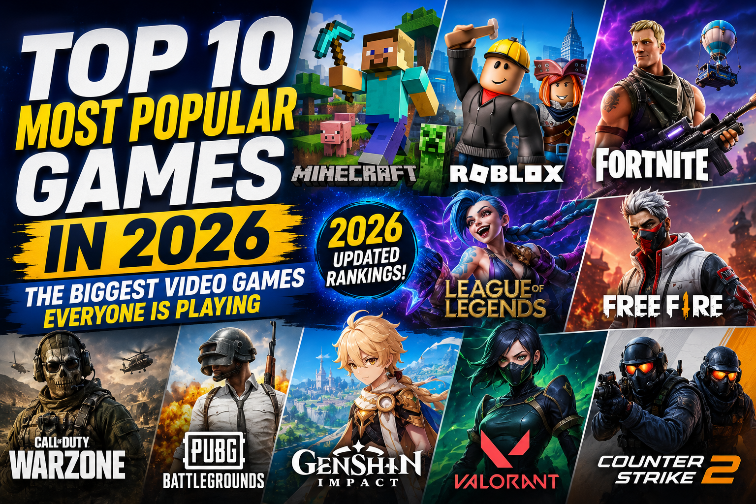 Top 10 Most Popular Games in 2026: The Biggest Video Games Everyone Is Playing