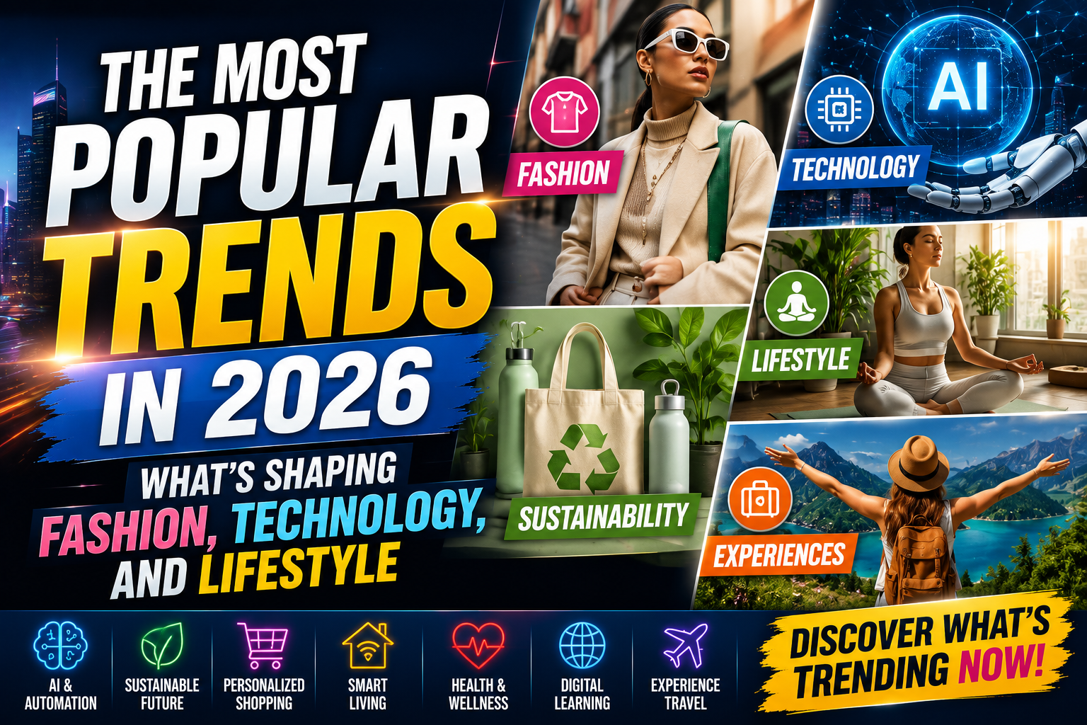 The Most Popular Trends in 2026: What's Shaping Fashion, Technology, and Lifestyle