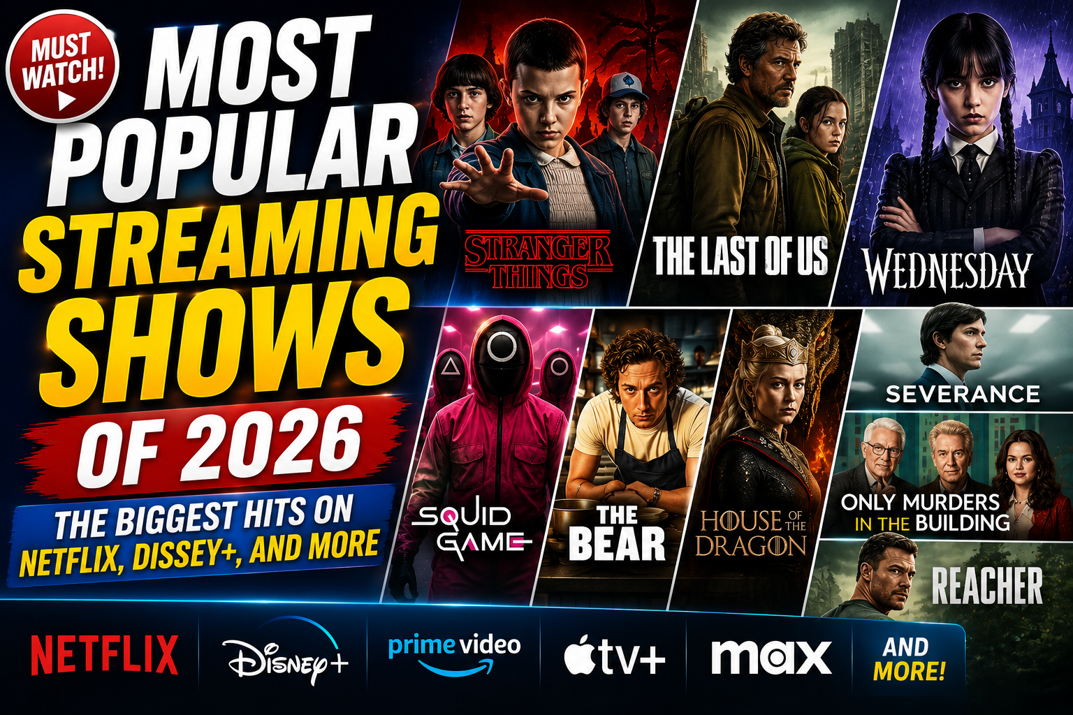 Most Popular Streaming Shows of 2026: The Biggest Hits on Netflix, Disney+, and More