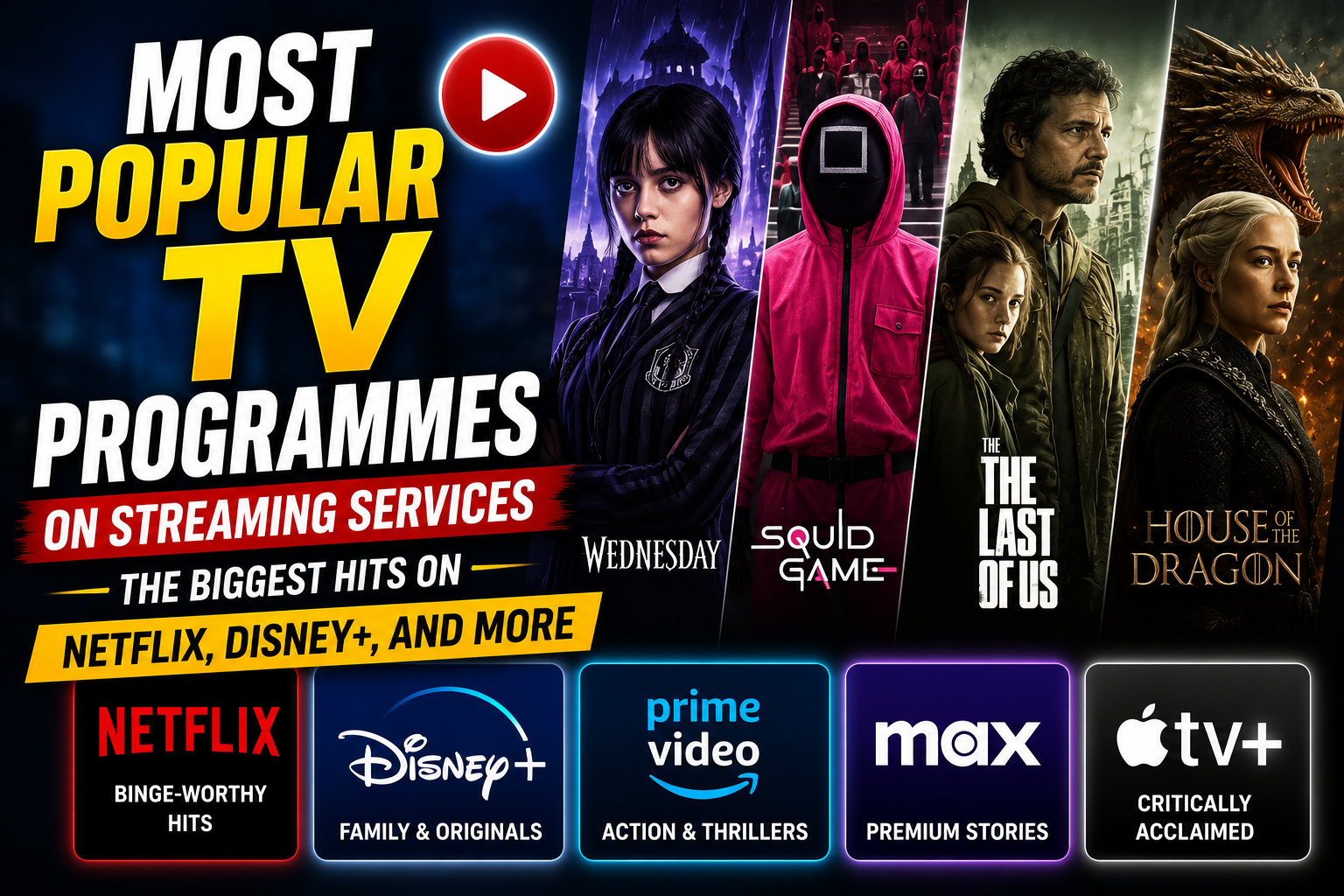 Most Popular TV Programmes on Streaming Services: The Biggest Hits on Netflix, Disney+, and More