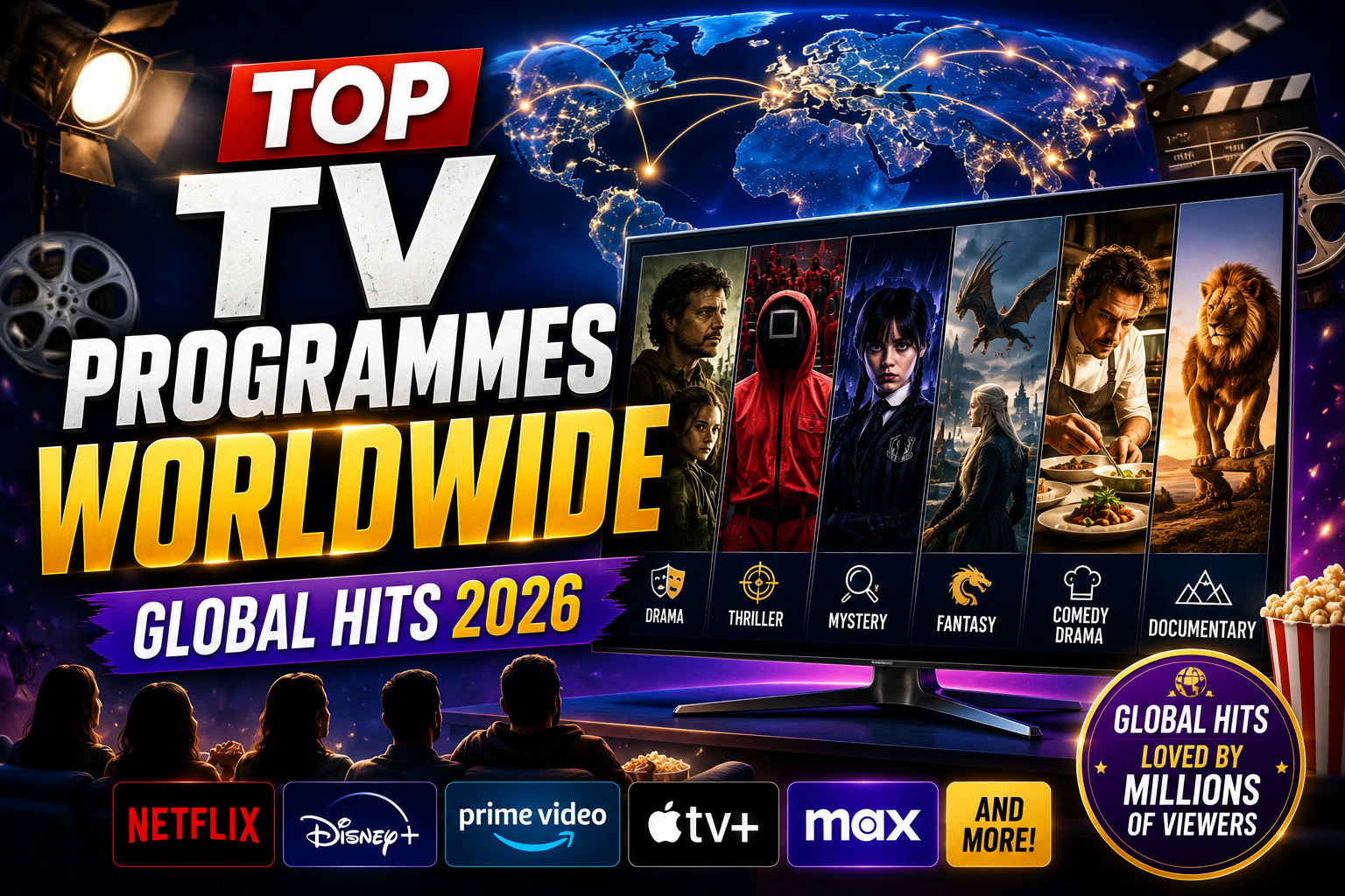 Most Popular TV Programmes Worldwide: Global Hits That Captivated Millions of Viewers
