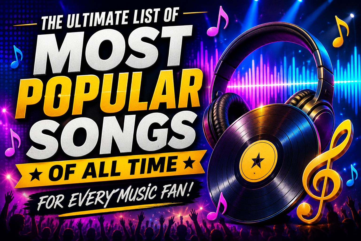 The Ultimate List of the Most Popular Songs of All Time for Every Music Fan
