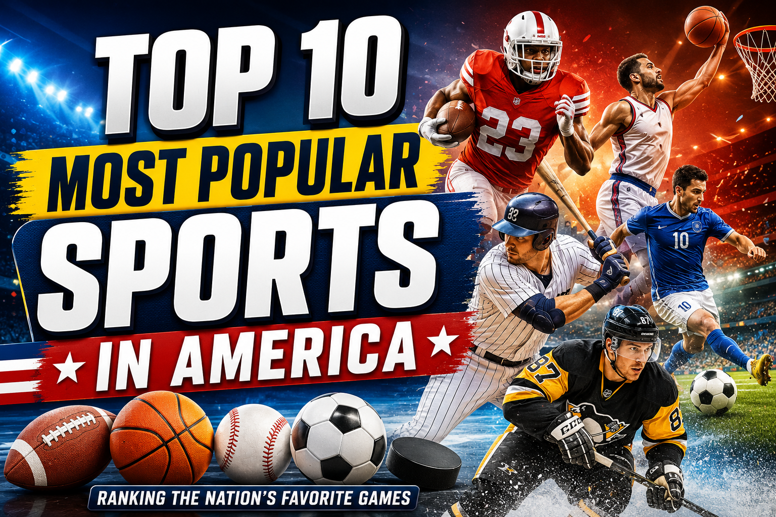 Top 10 Most Popular Sports in America: Ranking the Nation's Favorite Games