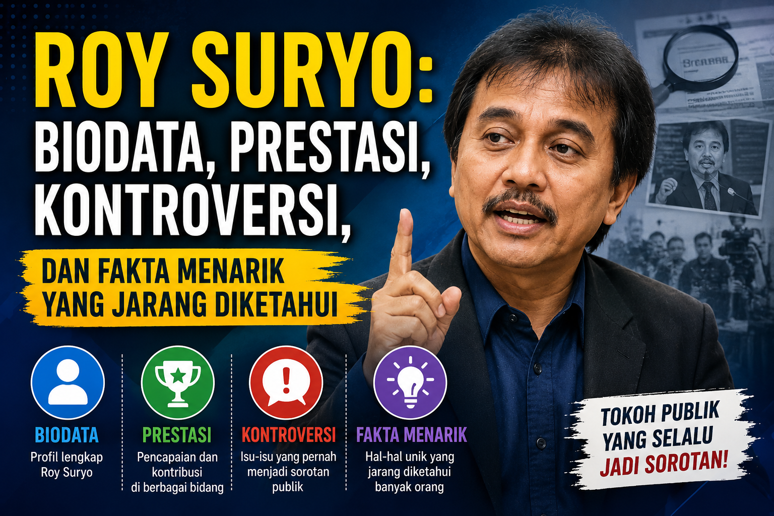 Roy Suryo: Biodata, Prestasi, Kontroversi, dan Fakta Menarik yang Jarang Diketahui