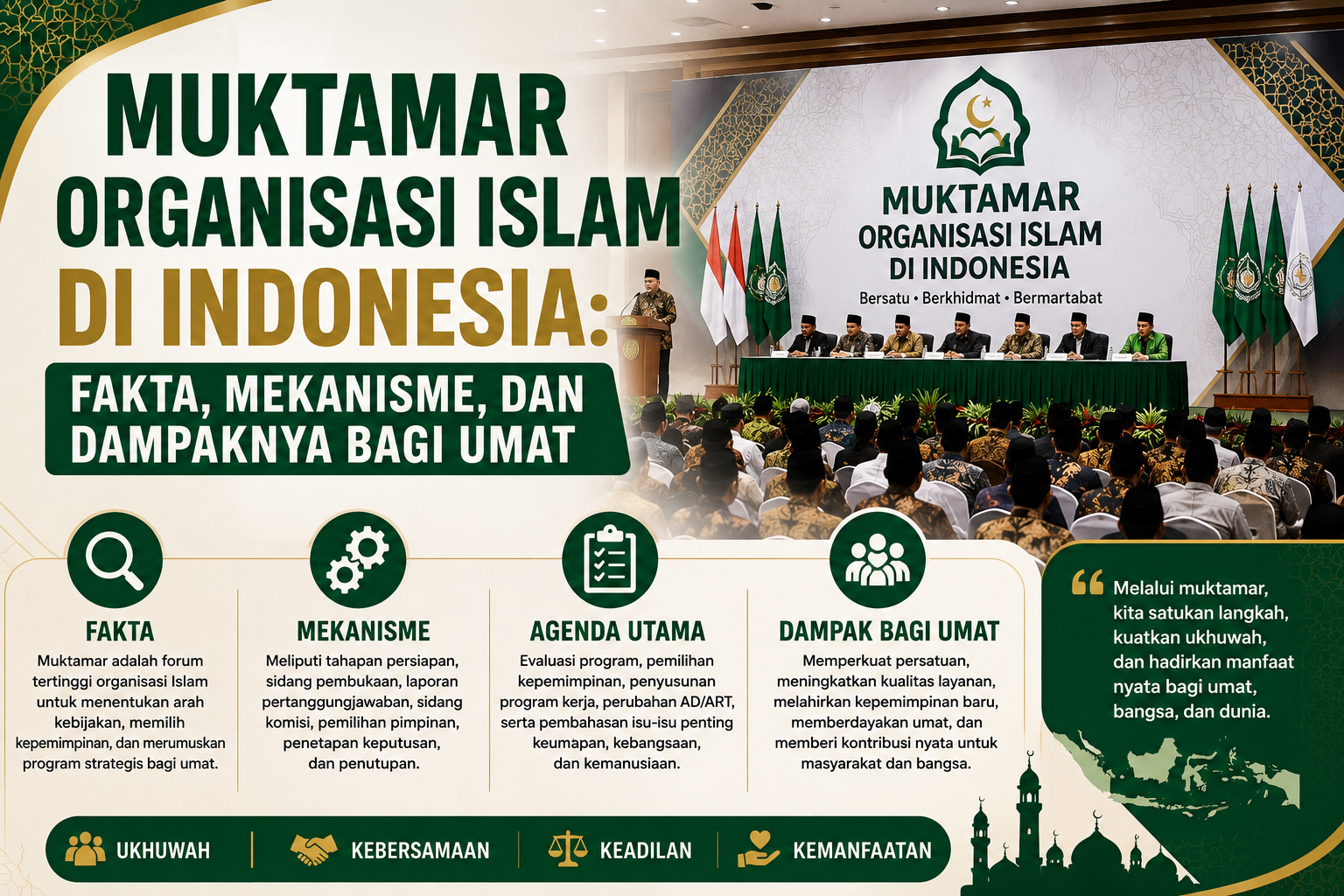 Muktamar Organisasi Islam di Indonesia: Fakta, Mekanisme, dan Dampaknya bagi Umat
