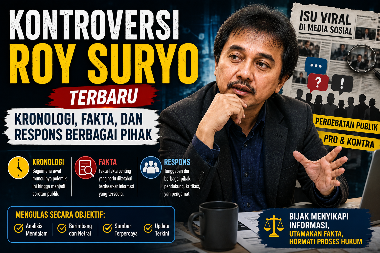 Kontroversi Roy Suryo Terbaru: Kronologi, Fakta, dan Respons Berbagai Pihak