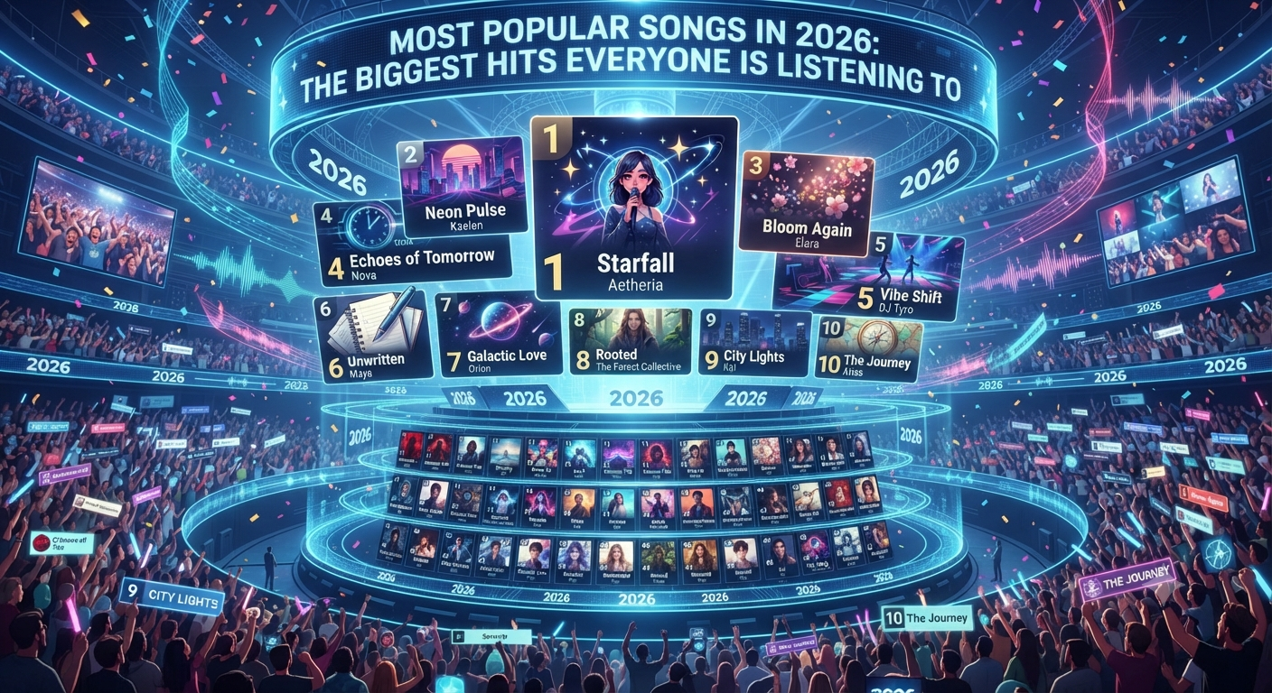 Most Popular Songs in 2026: The Biggest Hits Everyone Is Listening To