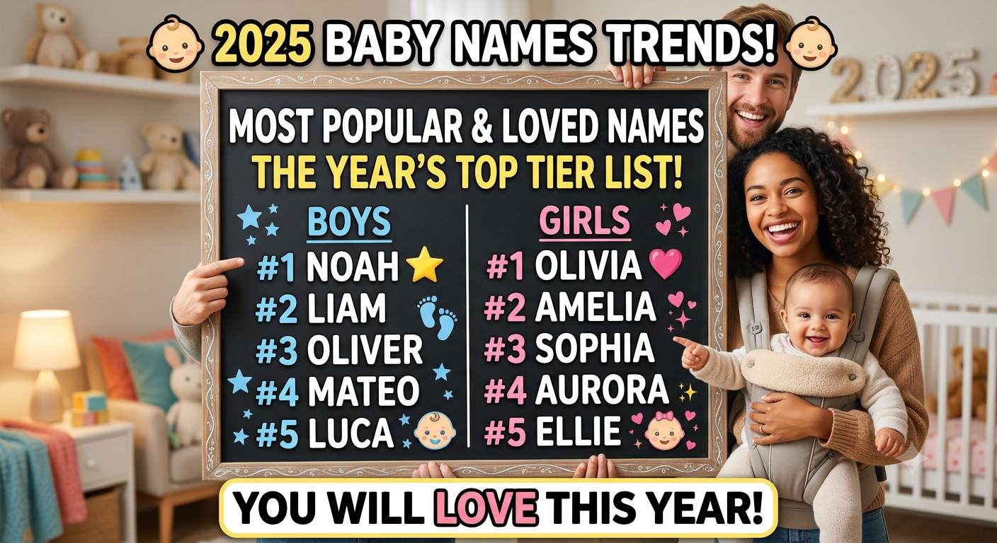 2025 Baby Name Trends: The Most Popular Baby Names Parents Love This Year