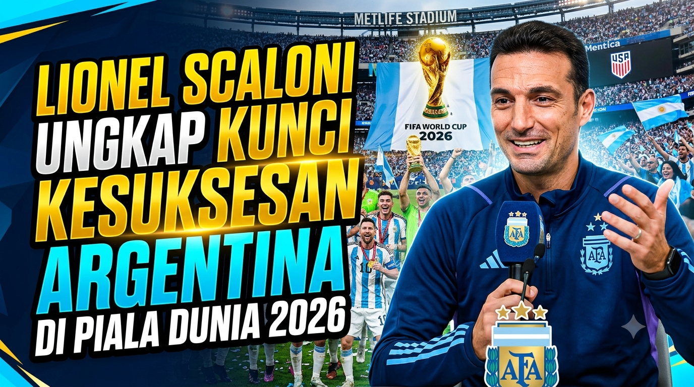 Lionel Scaloni Ungkap Kunci Kesuksesan Argentina di Piala Dunia 2026