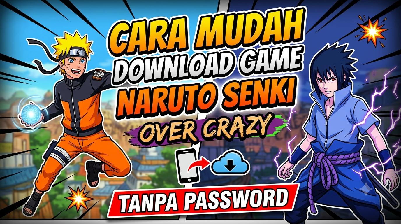 Cara Mudah Download Game Naruto Senki Over Crazy Tanpa Password