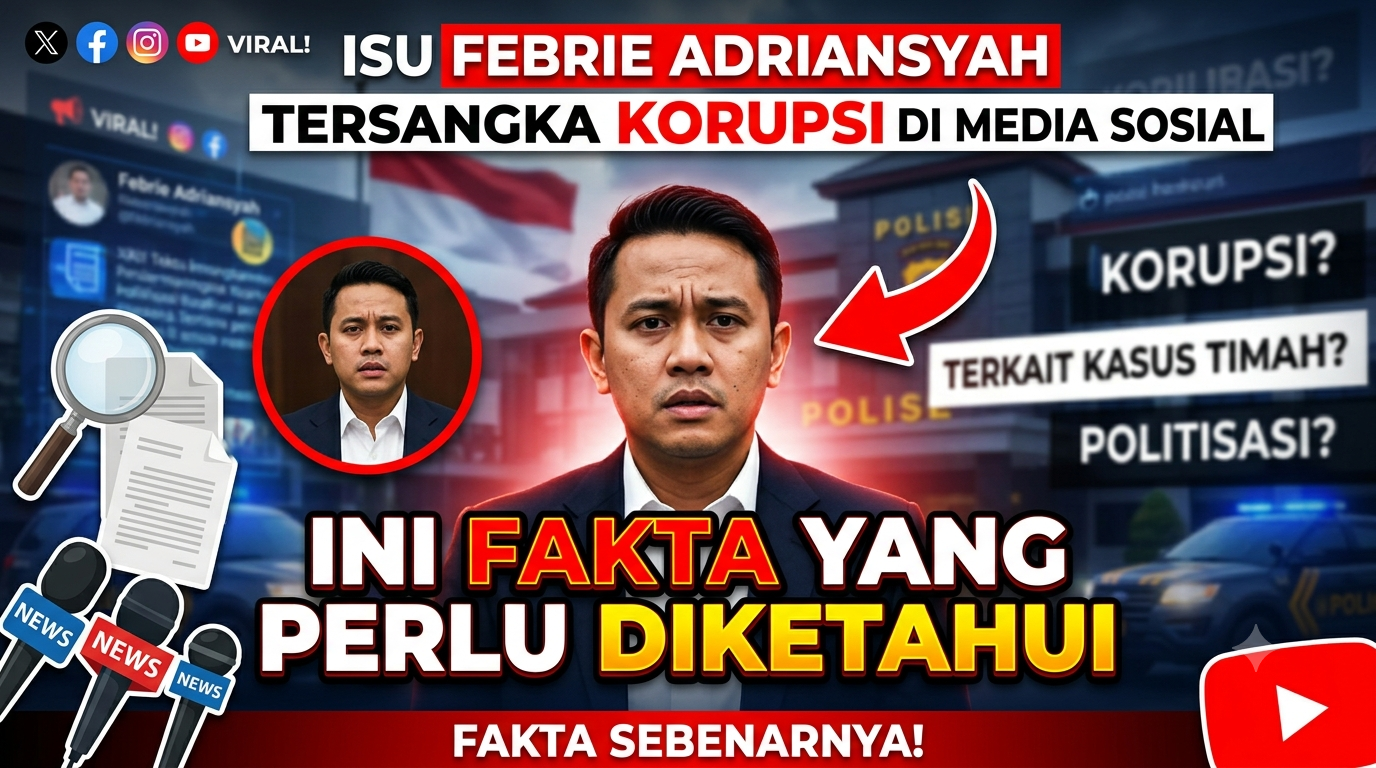 Isu Febrie Adriansyah Tersangka Korupsi Viral di Media Sosial, Ini Fakta yang Perlu Diketahui