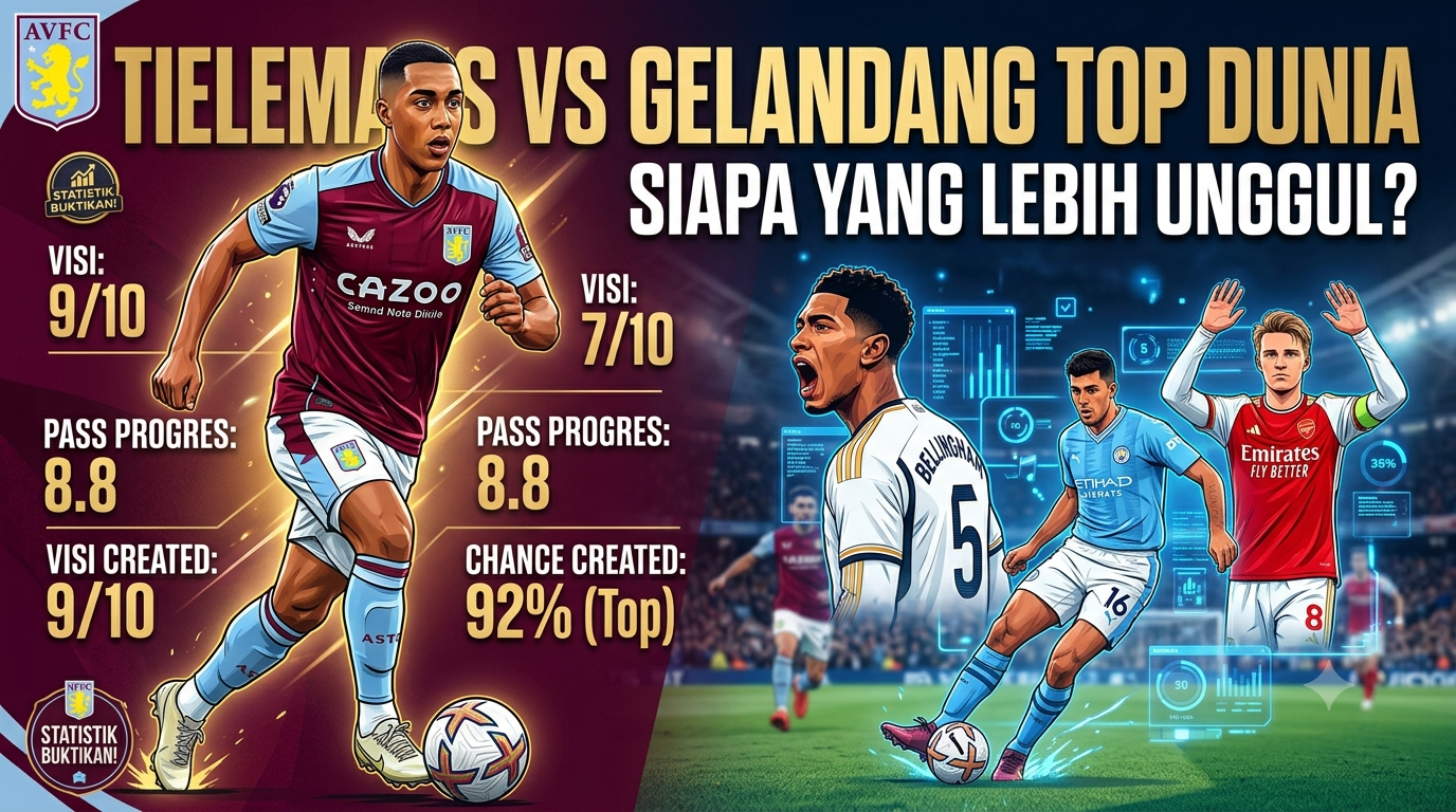 Youri Tielemans vs Gelandang Top Dunia: Siapa yang Lebih Unggul Berdasarkan Statistik?