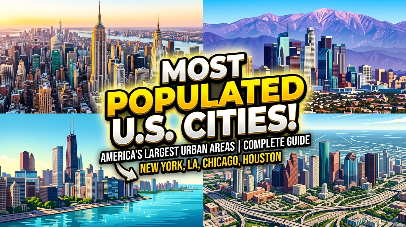 Most Populated United States Cities: A Complete Guide to America's Largest Urban Areas