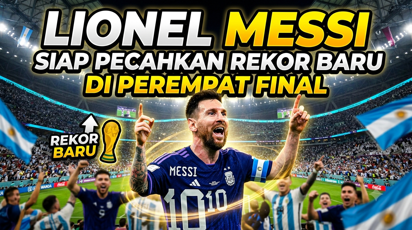 Lionel Messi Siap Pecahkan Rekor Baru di Perempat Final