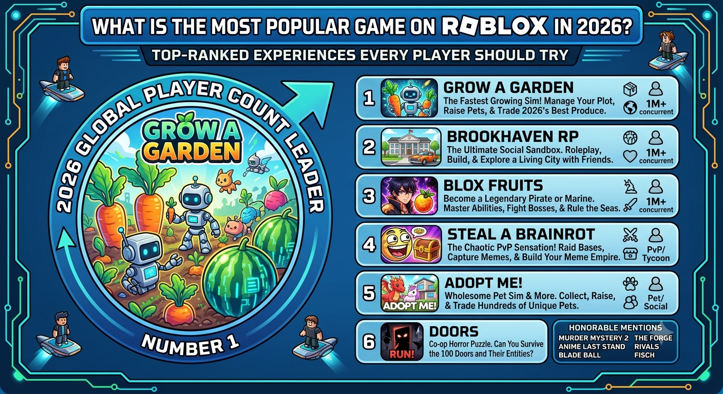What Is the Most Popular Game on Roblox in 2026? Top-Ranked Experiences Every Player Should Try
