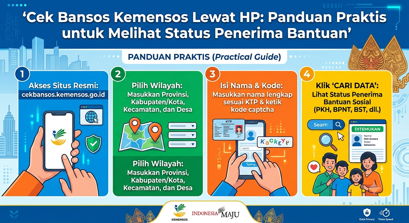 Cek Bansos Kemensos Lewat HP: Panduan Praktis untuk Melihat Status Penerima Bantuan