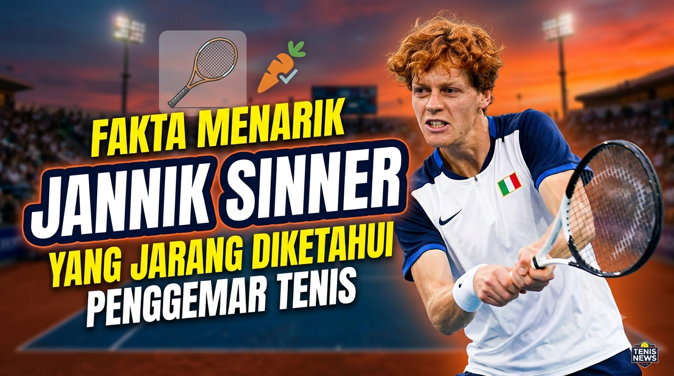 Fakta Menarik Jannik Sinner yang Jarang Diketahui Penggemar Tenis