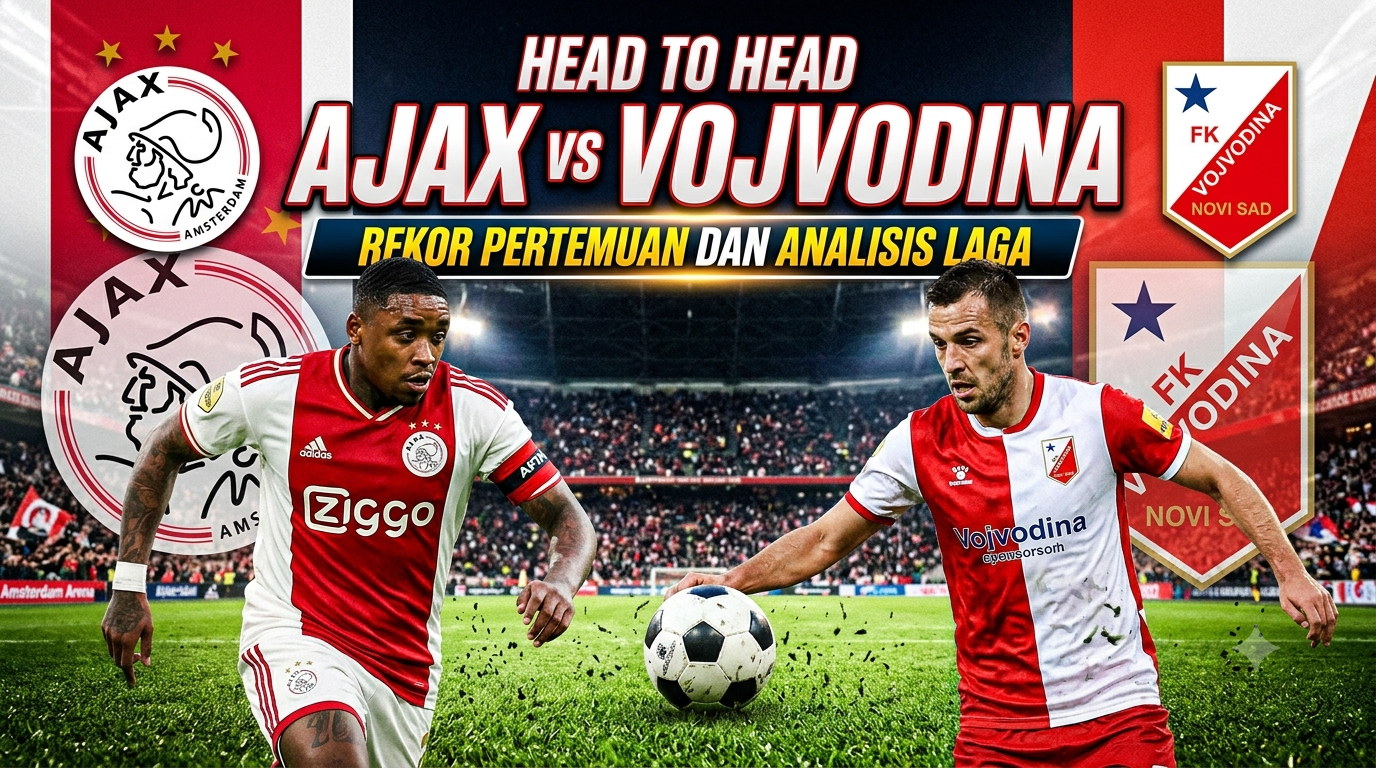 Head to Head Ajax vs Vojvodina: Rekor Pertemuan dan Analisis Laga