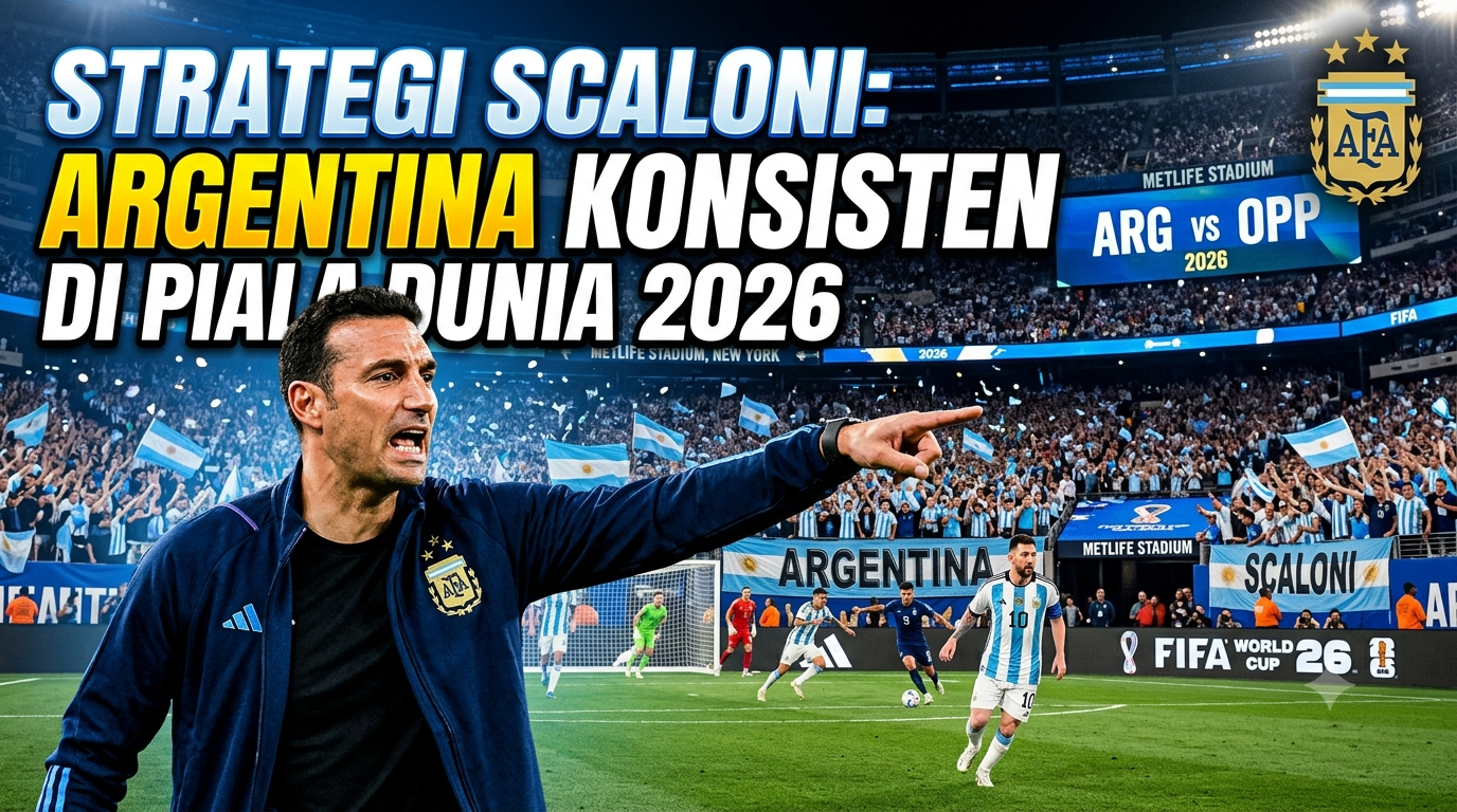 Strategi Lionel Scaloni Bawa Argentina Tampil Konsisten di Piala Dunia 2026