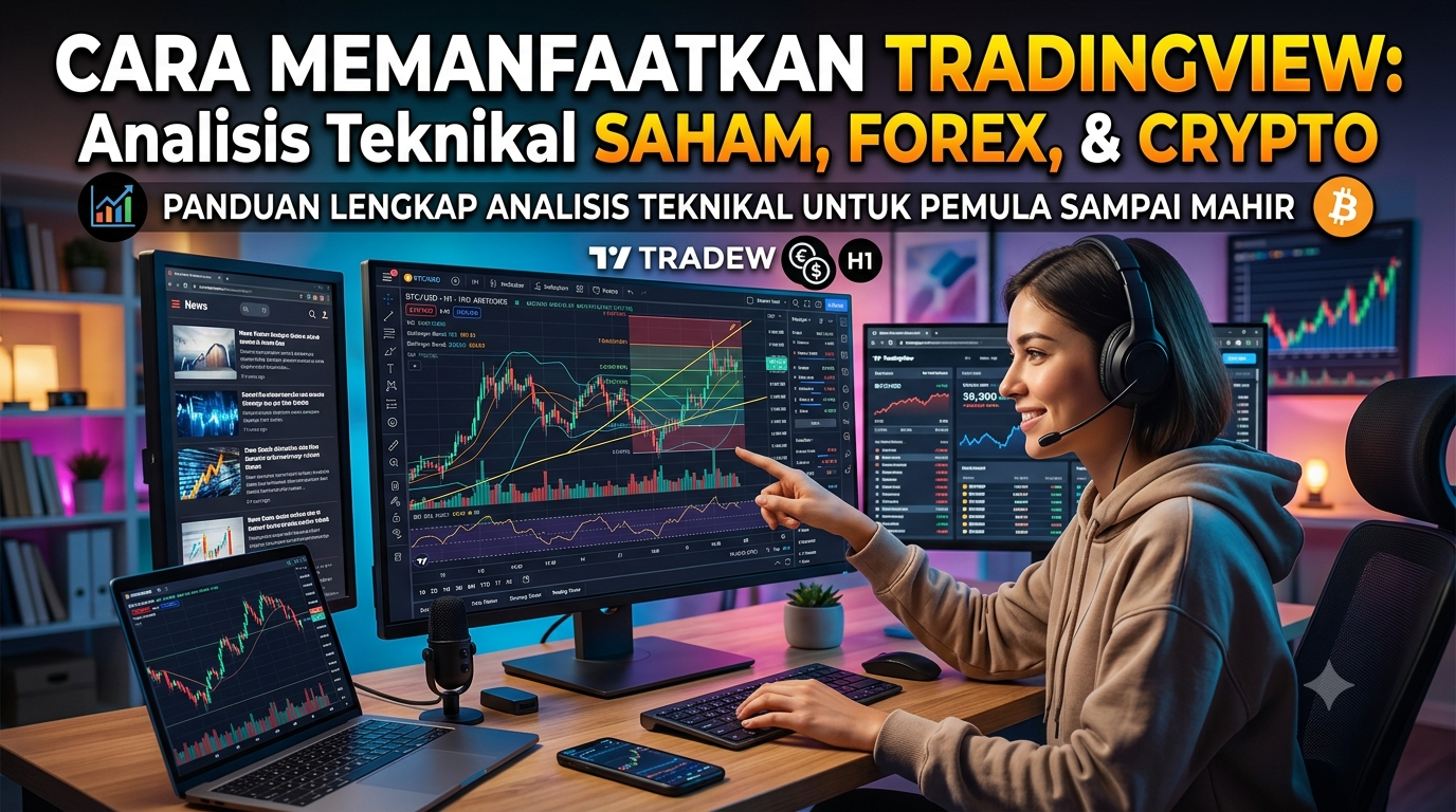 Cara Memanfaatkan TradingView untuk Analisis Teknikal Saham, Forex, dan Cryptocurrency